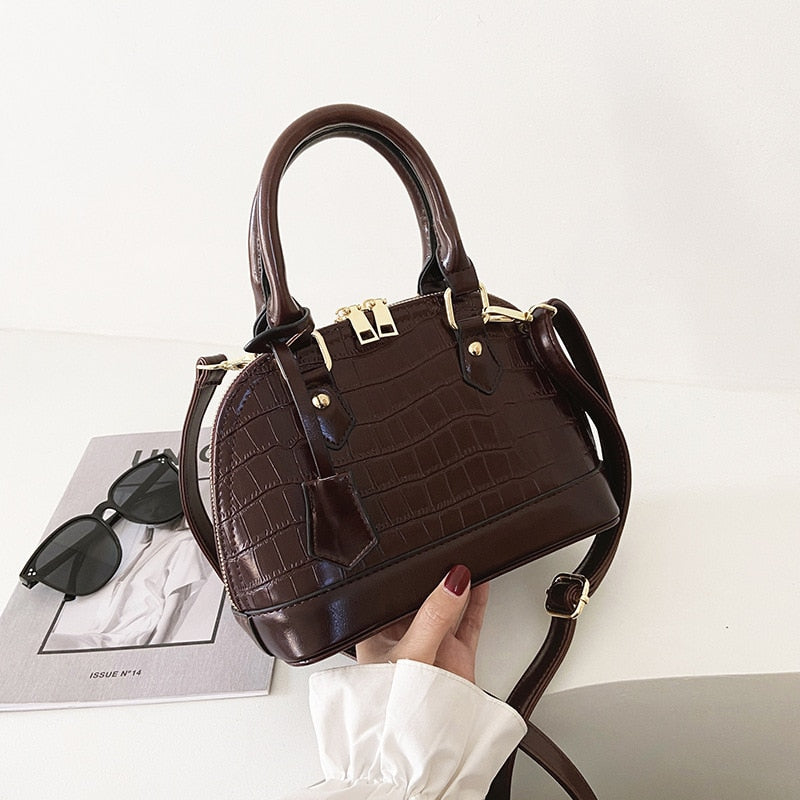Bolsas femininas com alça superior de designer de luxo e coloridas